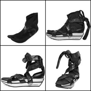 RARE Adidas Y-3 Tabi Wedge Heel Sandal
